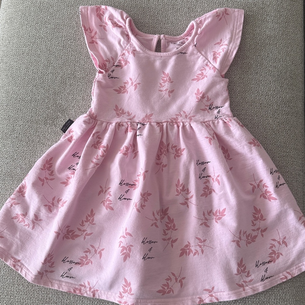 Tiny Tribe “Blossom and Bloom” pink dress